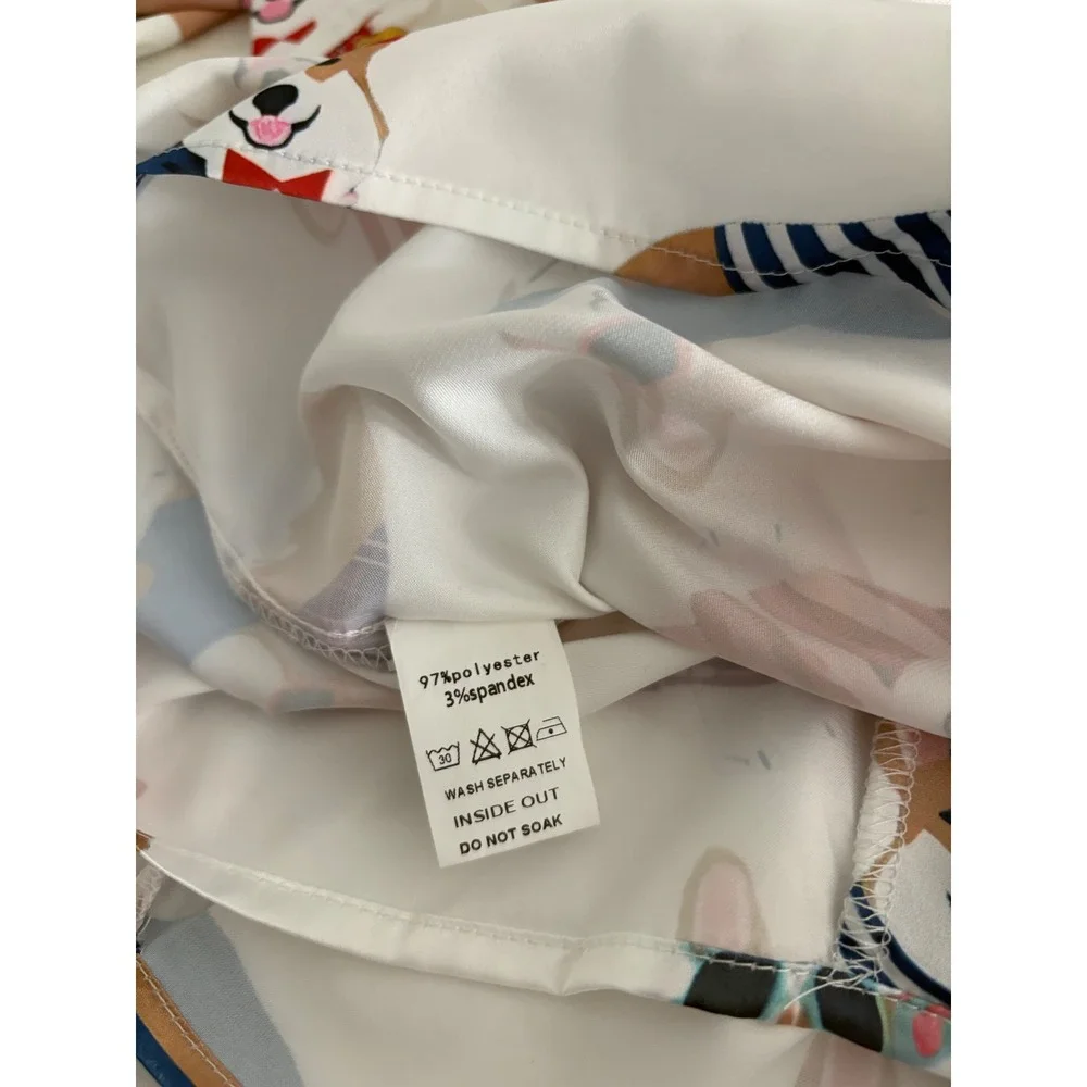 Sheshow Corgi Print Pajama Set-M